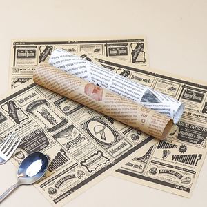 Greaseproof <b>Wrapping</b> <b>Paper</b> Custom Printed Food Grade Bread Grease-Proof <b>Paper</b> Sandwich Burger Burrito Package - Product Image 5