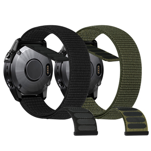 Correa Deportiva <span class=keywords><strong>de</strong></span> Nailon <span class=keywords><strong>de</strong></span> 20 mm para Reloj <span class=keywords><strong>Garmin</strong></span> Fenix 8 43 mm/epix Pro 42 mm/Fenix 7S/6S/5S/Instinct 2S/Instinct E 40 mm - Product Image 2