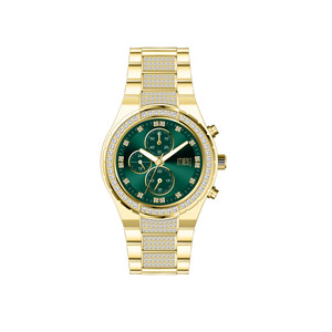Reloj Glow Aura con Correa de Metal, Movimiento de Cuarzo, Detalles Brillantes para Hombre y Mujer - Product Image 3