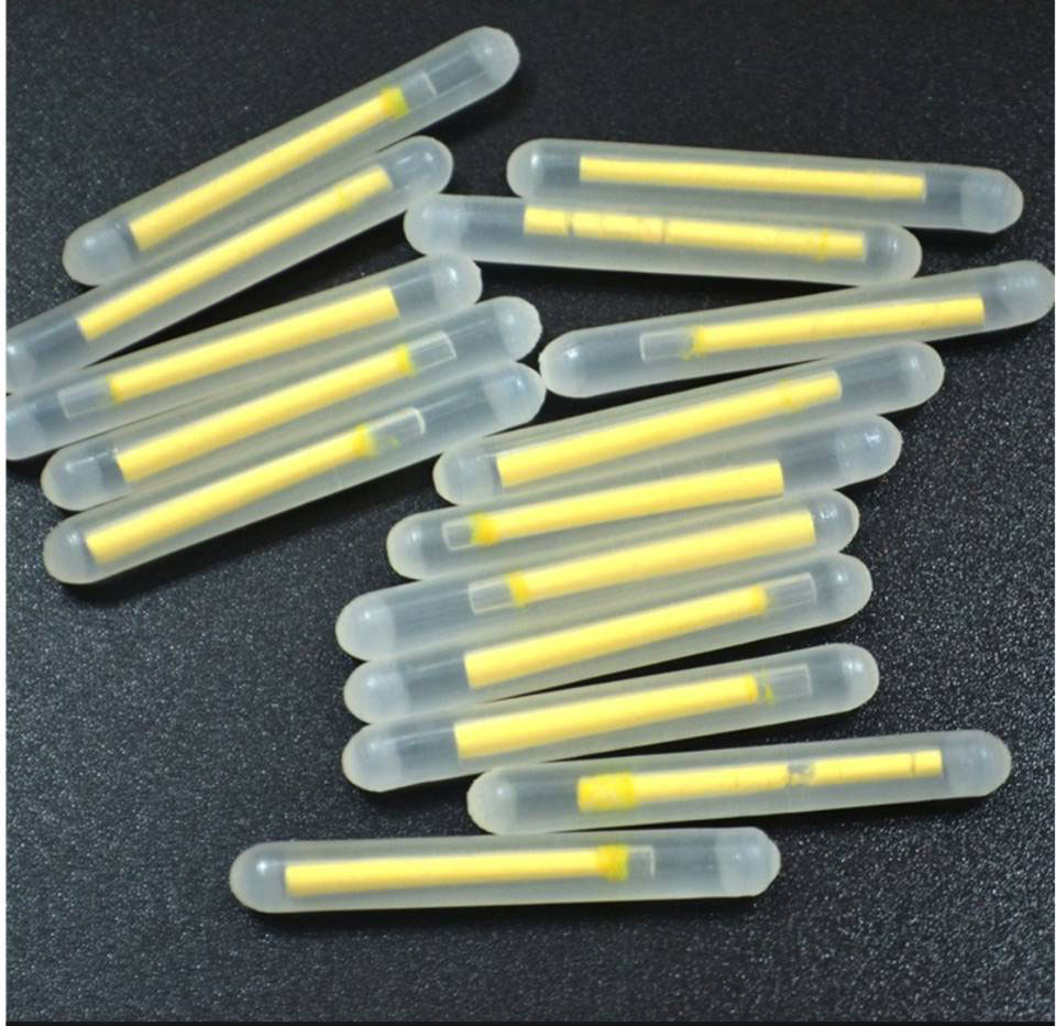 EJ.life flotteur de pêche lumineux Flotteur de pêche à lueur en bois de