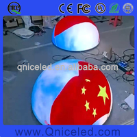 Pantalla LED Hemisférica Creativa, Pantalla LED de Media Esfera, Bola de Video 3D, Pantalla Semiesférica de 0.5m 1m 1.5m 2m 3m P1.86 P2 P2.5 P3 P4