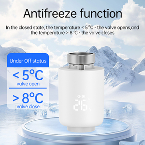 Válvula Termostática Inteligente para Radiador SIXWGH Tuya Zigbee, Control por Voz a través de la Aplicación, Programación Automática, Diseño de Barra, Compatible con <span class=keywords><strong>Alexa</strong></span>/Google <span class=keywords><strong>Android</strong></span>, para Hoteles - Product Image 4