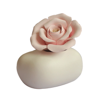 Blanc Vase En Céramique En Céramique Rose Maison Parfum Diffuseur De Fleurs Accessoire TS-CD82