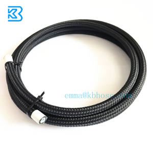 KB Racing 3AN # Tubo Flessibile per Freni in Nylon Nero AN3 con Treccia in Acciaio Inox e PTFE per Moto - Garanzia di 1 Anno - Product Image 6