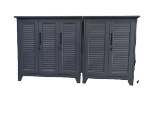 <span class=keywords><strong>Abri</strong></span> <span class=keywords><strong>pour</strong></span> <span class=keywords><strong>poubelle</strong></span> extérieure en acier galvanisé, seau de rangement sur pied avec couvercle pliable, bac à roulettes en métal - Product Image 2