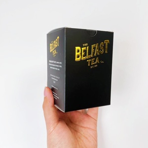 Cailyn Fsc Luxe Reliëf Logo Papieren Doos Voor Infuus Koffie En Theezakje Verpakking Op Maat En Mat Gelamineerd Voedsel Veilig - Product Image 3