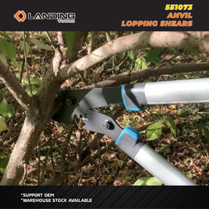 Tijeras para Podar 551073, Podadora Telescópica con Cuchilla de Acero al Carbono, Mango de Aluminio Gear-Plus para Corte de Ramas de Alta Resistencia - Product Image 4