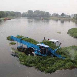 Cosechadora de Maleza Acuática Totalmente Automática para la Limpieza de Vías Navegables, Recolección de Cañas, Basura Flotante <span class=keywords><strong>y</strong></span> Plantas Acuáticas - Product Image 4