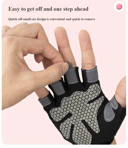 Sarung Tangan Bersepeda Terbaru Bernapas Anti-Selip dengan Tali Pengikat, Menyerap Guncangan & Bernapas, Sarung Tangan Angkat Beban untuk Bersepeda di Luar Ruangan - Product Image 5
