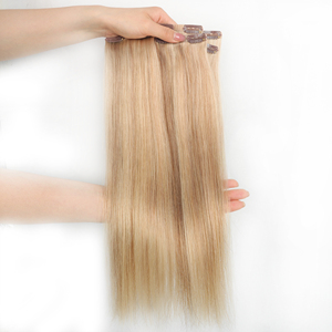 Extensions de cheveux naturels invisibles à clips sans couture de qualité supérieure, en stock, vente chaude 2025, pour Dubaï et le Moyen-Orient - Product Image 4