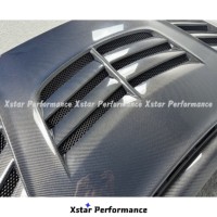 Capot de refroidissement en fibre de carbone style Vari Vrs Circuit pour Subaru Impreza 11 WRX STI Vab Vaf 2015-2021