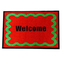 Tapis lavable en fiber Nylon, 1 pièce, avec support en Nitrile lisse, à support en caoutchouc, tapis d'entrée d'intérieur