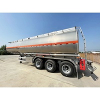 Nouvelle semi-remorque citerne à carburant/eau en alliage d'aluminium 6x4 pour le transport de liquides