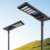 Lampadaire solaire extérieur étanche en aluminium intégré tout-en-un du fabricant