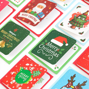 Venta al por mayor de logotipo personalizado de impresión de tarjetas de regalo de Navidad logotipo personalizado de impresión con conjunto de sobres - Product Image 1