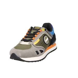 Sneakers Sportive Travis da Uomo Colmar, Scarpe Trendy in Tela Grigio-Verde - Product Image 2