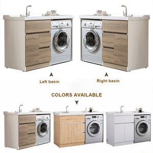 <span class=keywords><strong>Mobile</strong></span> da <span class=keywords><strong>Bagno</strong></span> Personalizzato in Solid Surface e <span class=keywords><strong>Mobile</strong></span> Lavanderia <span class=keywords><strong>con</strong></span> Lavabo per Lavatrice - Product Image 6