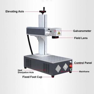 Máquina de marcado láser CO2 WLD 30W 40W, máquina de grabado de escritorio, máquina de codificación láser pequeña para plástico, metal y galvanoplastia. - Product Image 4