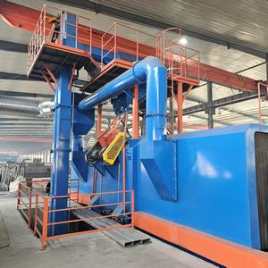 Q69 loại con lăn băng tải cát nổ máy bắn nổ mìn với động cơ động cơ hộp số bơm-core deflashing burnishing abrators - Product Image 4