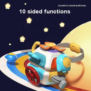 Cubo <span class=keywords><strong>de</strong></span> actividad infantil multifunción, pelota ocupada para bebé, juguete poliédrico, actividad para agarrar a mano, pelota ocupada, tren Montessori, juguete <span class=keywords><strong>de</strong></span> aprendizaje - Product Image 2