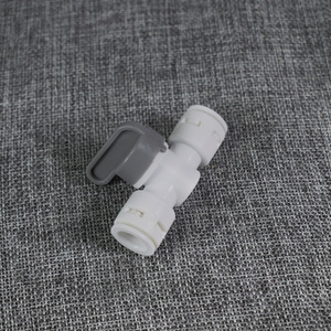 Válvula de bola para purificador de agua, conector de 3 puntos, 1 entrada, accesorio de ósmosis inversa de grado alimenticio - Product Image 3