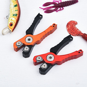 Alicates de Pesca de Aleación de Aluminio Q12 Rojos, Cortador de Línea Portátil para Aparejos de Pesca - Product Image 2