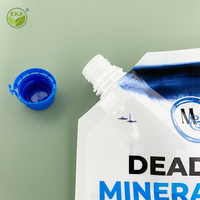 Sacs en plastique laminés EKA avec bec verseur, pochettes debout pour vin/liquide de lavage, sacs en plastique personnalisés avec bec verseur