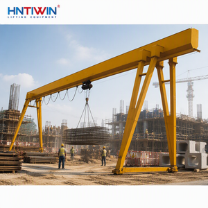 Grue <span class=keywords><strong>portique</strong></span> monopoutre à rail de 35 tonnes pour levage de pierres, certifiée CE, fabriquée par HNTIWIN - Product Image 2