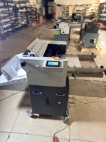 Machine à numérotage, pliage et perforation automatique de billets de banque à grande vitesse NP-460 à 7 chiffres avec double compteur