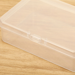 Rectangular Transparent Pp Plastic Storage <b>Box</b> <b>With</b> <b>Lid</b> For Stationery And Fishing Gear 5 Sizes Set - Product Image 4