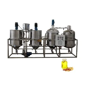 5 ton / day small scale cooking oil refinery machine groundnut oil refining machine china oil refinery equipment