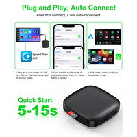 Adaptador inalámbrico CarPlay 5 en 1 Apple CarPlay y Android Auto Soporte Netflix YouTube Descargar aplicaciones Ai Box Dongle para 99% coches