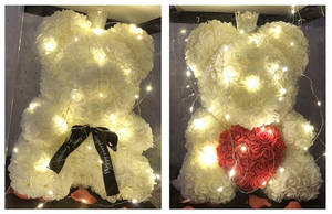 Fatti a mano Conserve <span class=keywords><strong>di</strong></span> Fiore Personalizzato Rosa Teddy Bear 40 centimetri Per La Fidanzata Regalo <span class=keywords><strong>di</strong></span> Amore - Product Image 5