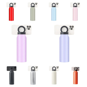 Sports Portable 24oz 32oz Free Custom Logo Colorful Thermal Flask Phone Holder <b>Thermos</b> Bottles Magnetic Tumbler Lid - Product Image 5
