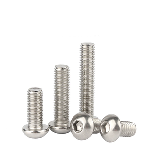 14 20 בורג כובע לחצן בורג unc 2-56 4-40 <span class=keywords><strong>6-32</strong></span> בורג ראש כפתור בורג ראש שקע - Product Image 6