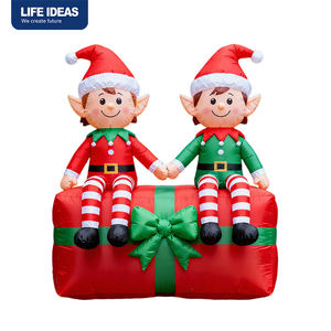 Otros Adornos Navideños, Decoración Inflable de Navidad, Santa Claus Inflable, Bolsas de Navidad Inflables para Exteriores - Product Image 3
