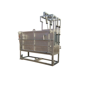 אספקת הבקר פרה חלאל הפוך מקרה סיבובי הרג תיבת טבח ציוד - Product Image 4