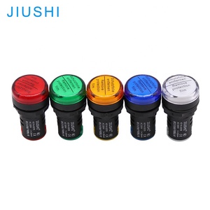 Jiushi แผงไฟแสดงสถานะ AD16-22DS ac/dc 12V 24V 110V 220V LED สีสันสดใส22mm นำสัญญาณนักบินไฟแสดงสถานะ - Product Image 3