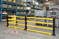 Garde-corps de sécurité commercial en aluminium pour les projets de construction publique et les systèmes de protection des bâtiments extérieurs