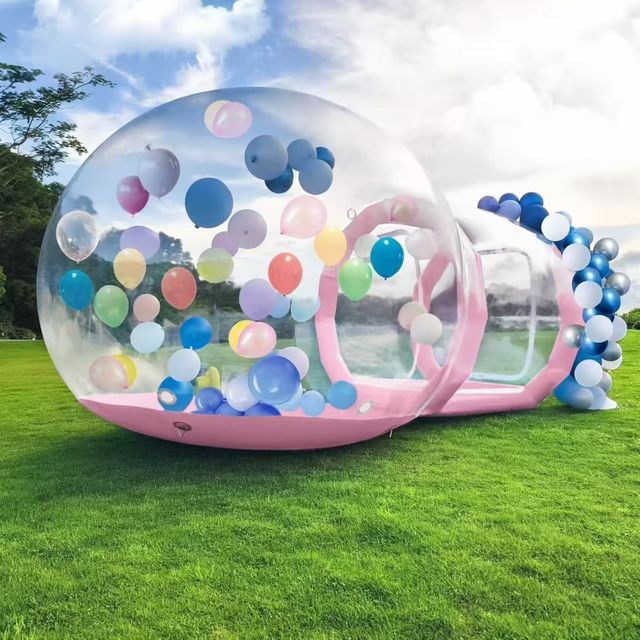 Instagrammable 5M Inflatable PVC Dome Tent for Outdoor Events and Glamping