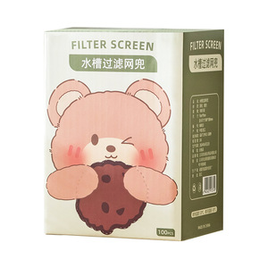 Filter Screen Kitchen Sink Strainer 100Pcs Disposable Anti Clog Drain Cover - Product Image 5