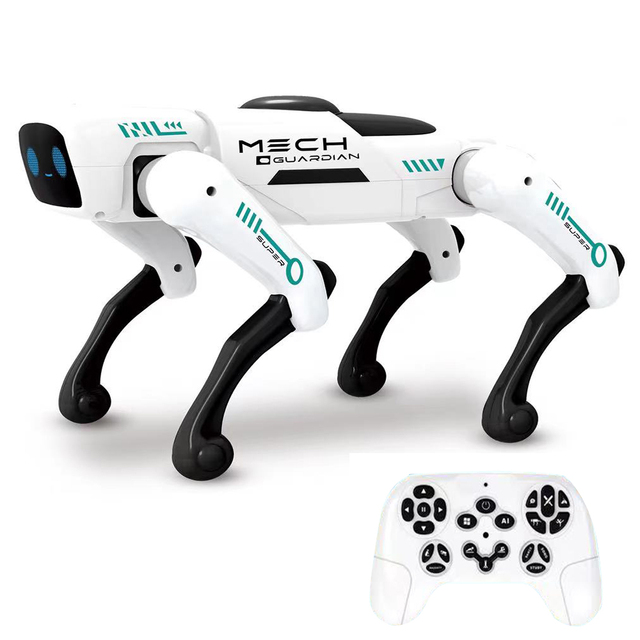 Intelligent AI Dog Robot APP Control Remote Control Dance Functions Plastic Electric STEM Educational Indoor-Outdoor Robot Toy