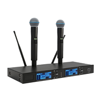 Microphone sans fil professionnel Shunyin SY06 avec affichage de la fréquence et réduction du bruit pour les spectacles et la scène