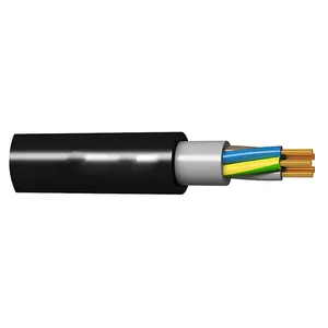 NYY-O Zwarte Dubbele Pvc Jas 16Mm 25Mm Koperen Elektrische Draad Kabel Productie