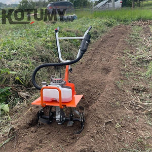 2/4 микро-культиватор, небольшой сельскохозяйственный бензиновый роторный культиватор, бытовой инструмент для вспашки и рыхления почвы - Product Image 2
