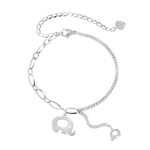 2021 дизайнерский браслет-цепочка для женщин-подростков 18K позолоченные браслеты из нержавеющей стали для мамы и ребенка