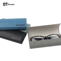 Étui à lunettes de soleil surdimensionné pour grandes montures, boîte d'emballage de luxe en cuir pour lunettes, vente en gros