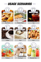 Sacs Mylar anti-odeur personnalisés, pochettes verticales refermables en aluminium pour l'emballage de fruits secs, aliments, nourriture pour animaux, riz, collations, biscuits, bonbons et noix