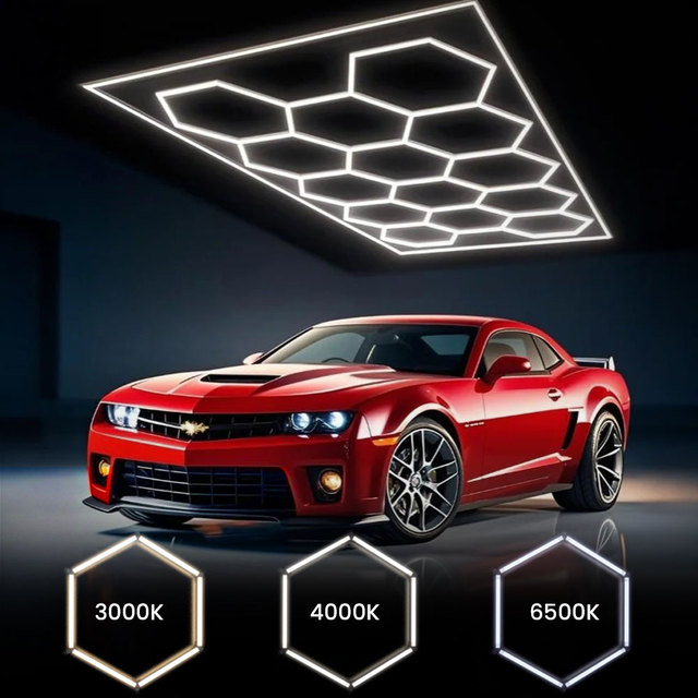 6500K/4000K/3000K Dimmable 14-Cell 535W LED Hexagon Light for Professional Lighting Hexagonal Light