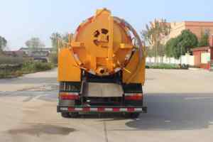 Camion multifonctionnel d'aspiration des eaux usées et de nettoyage haute pression, camion-citerne à vide combiné, nettoyeur haute pression - Product Image 5